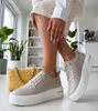Beżowe Sneakersy Ze Skóry Naturalnej Cambell